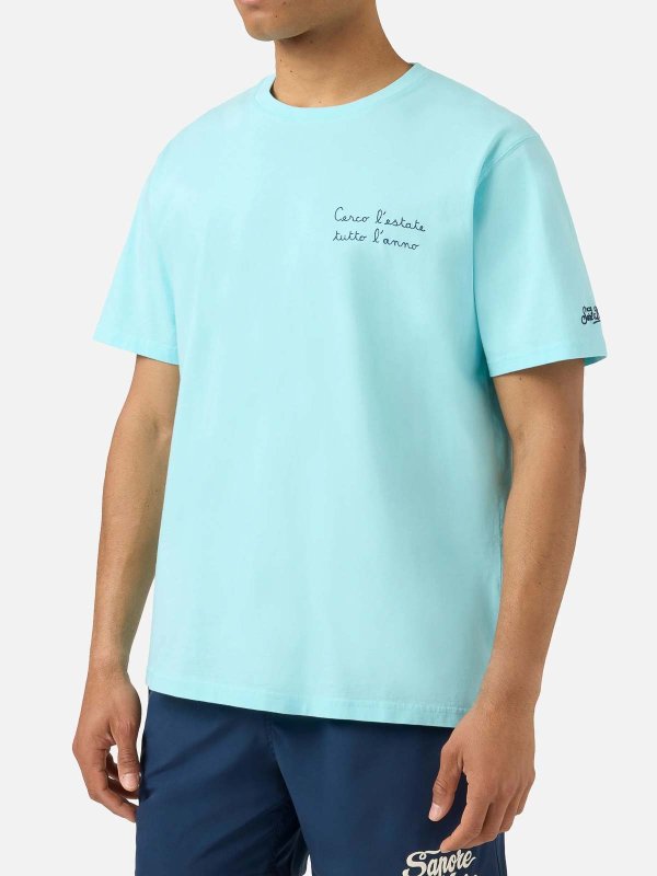 The Best Shops MC2 SAINT BARTH: T-shirts - T-Shirt - Hellblau