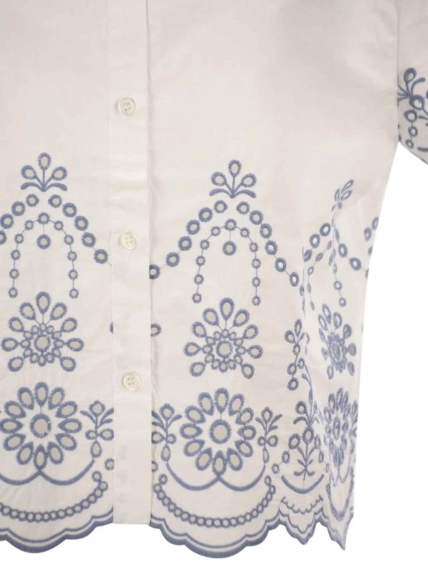 ブラウス - 白 shop online: MC2 SAINT BARTH