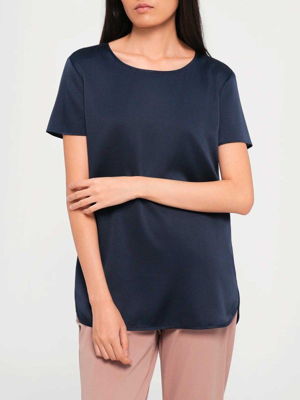 Max Mara: Blusen online - Bluse - Blau