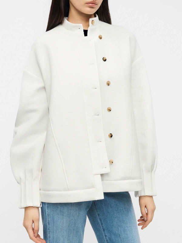 The Best Shops Max Mara: Sweatshirt - Weiß