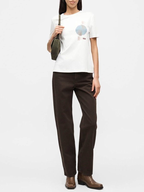 The Best Shops Max Mara: クルーネック - クルーネック - 白