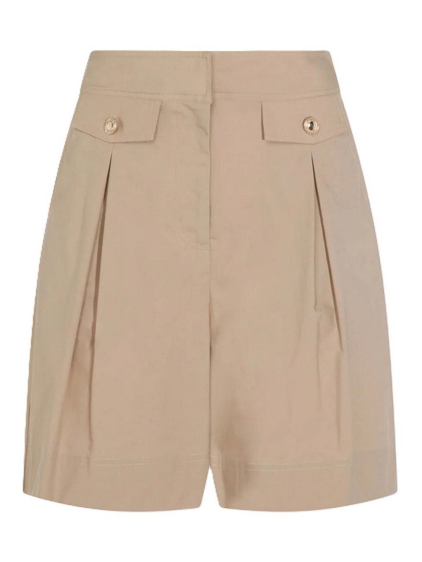TWINSET: Hosen Shorts - Shorts - Hellgrau