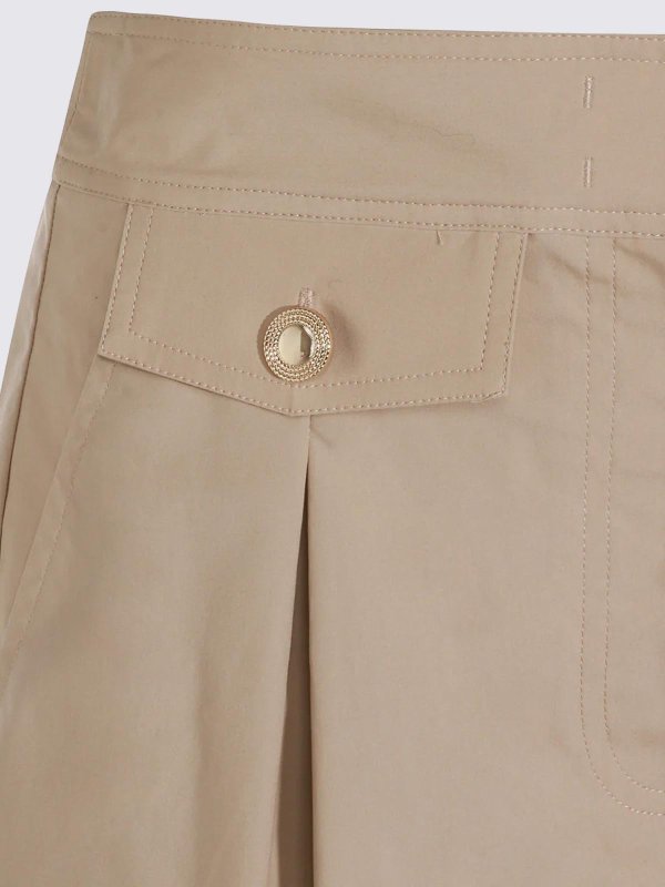 The Best Shops TWINSET: Hosen Shorts - Shorts - Hellgrau
