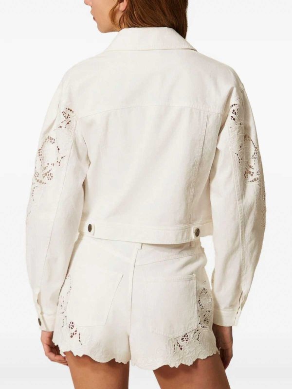 The Best Shops TWINSET: Hosen Shorts - Shorts - Creme