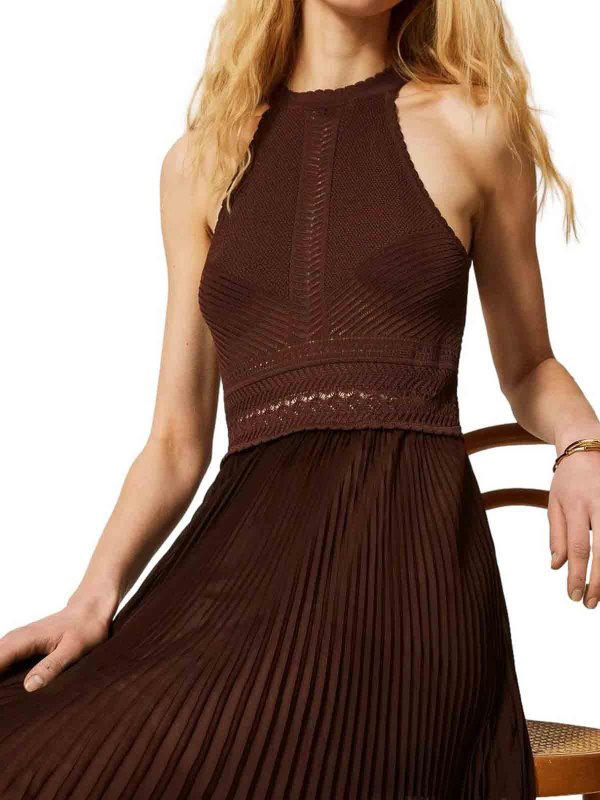 TWINSET buy online Maxikleid - Camel