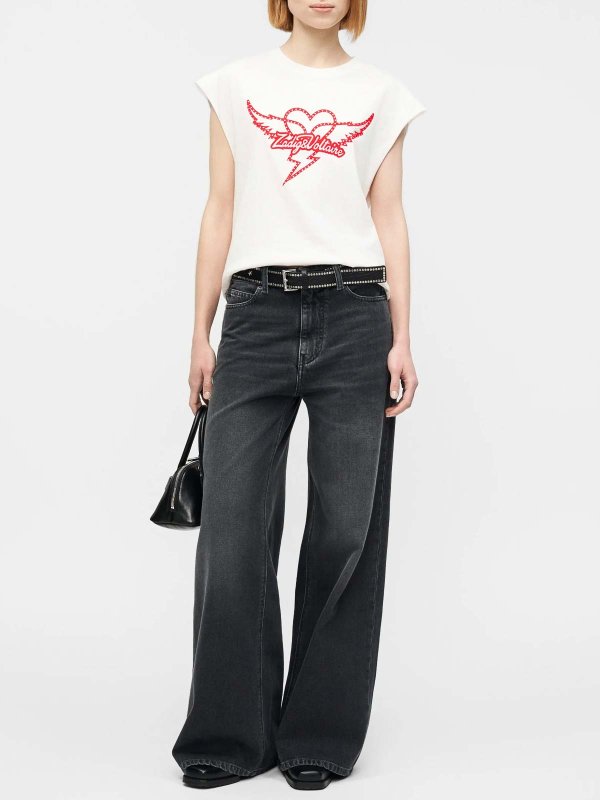 レザージャケット - 白 shop online: ZADIG&VOLTAIRE
