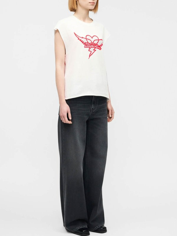 The Best Shops ZADIG&VOLTAIRE: レザージャケット - 白