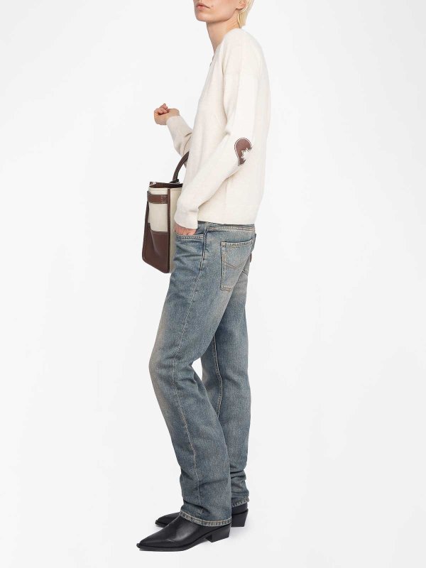 Rundhalspullover - Hellbeige shop online: ZADIG&VOLTAIRE