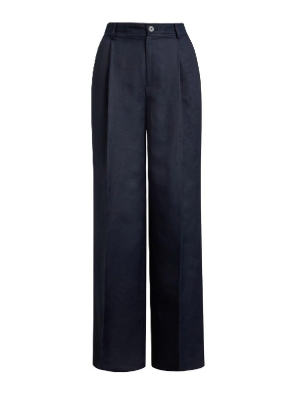 Lauren Ralph Lauren Woven-wide leg-pants-lt drapy linen visc