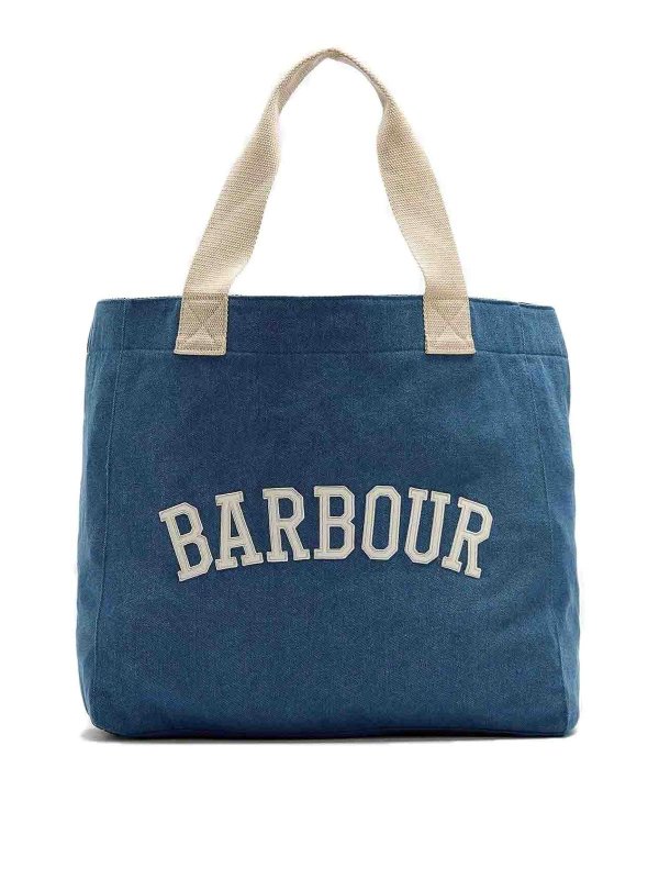BARBOUR: Handtaschen - Shopper - Denim