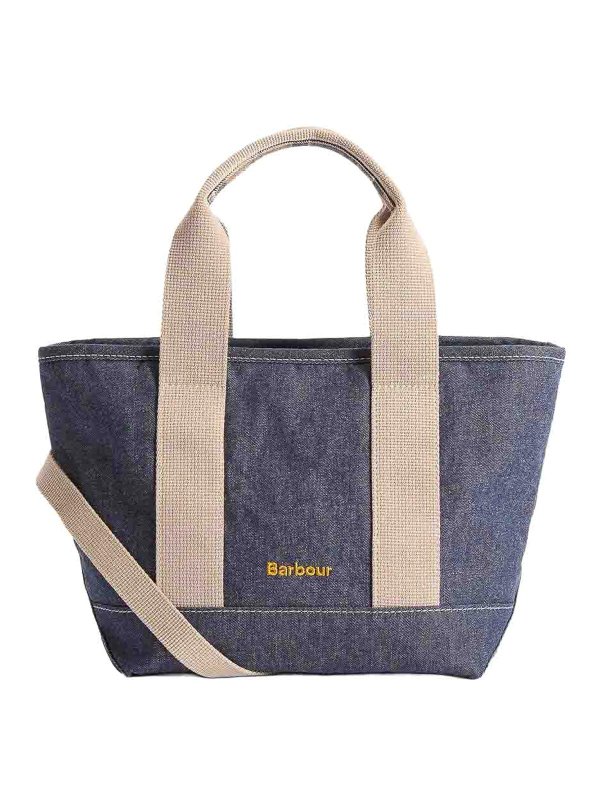 BARBOUR: Handtaschen - Shopper - Jeansblau