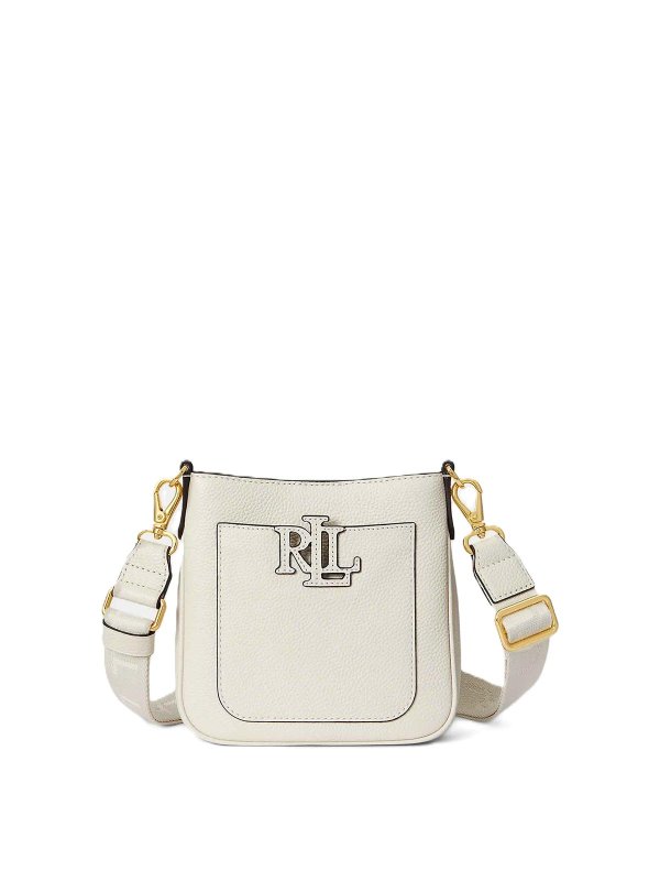 LAUREN RALPH LAUREN: クロスボディバッグ - クロスボディバッグ - 白