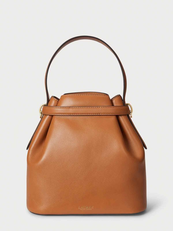 LAUREN RALPH LAUREN: バケットバッグ online - バケットバッグ - ブラウン