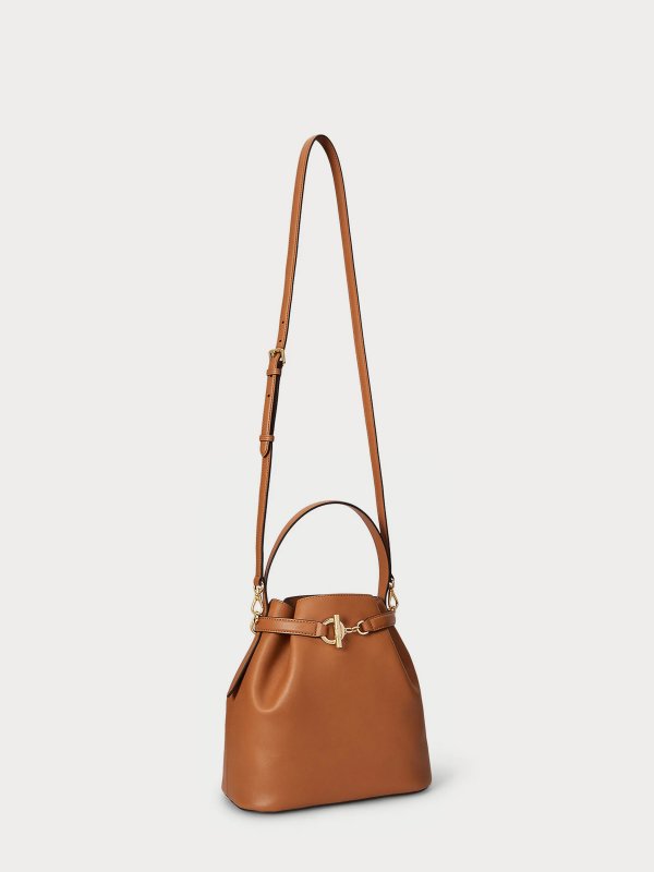 バケットバッグ - ブラウン shop online: LAUREN RALPH LAUREN
