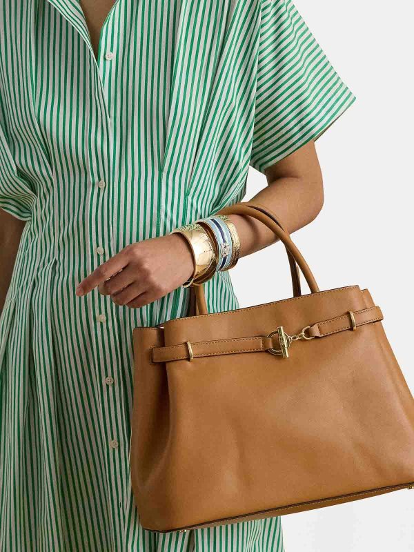 The Best Shops LAUREN RALPH LAUREN: ショルダーバッグ - ブラウン