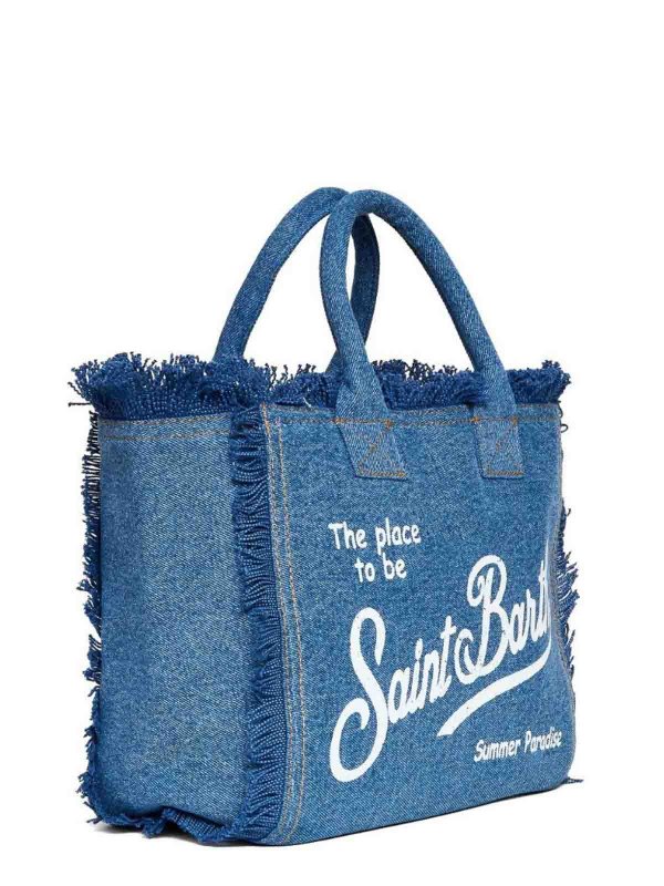MC2 SAINT BARTH: Handtaschen online - Shopper - Denim