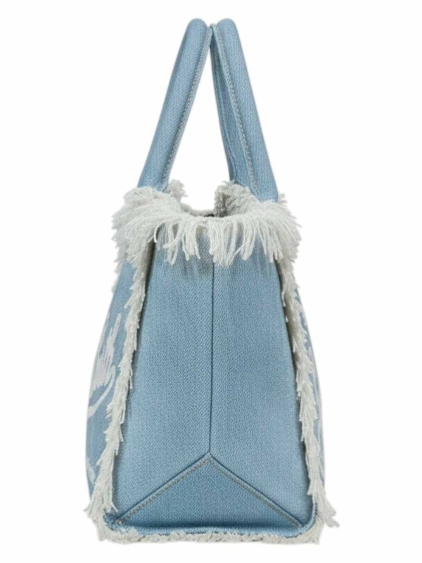 MC2 SAINT BARTH: Handtaschen online - Shopper - Helles Jeansblau