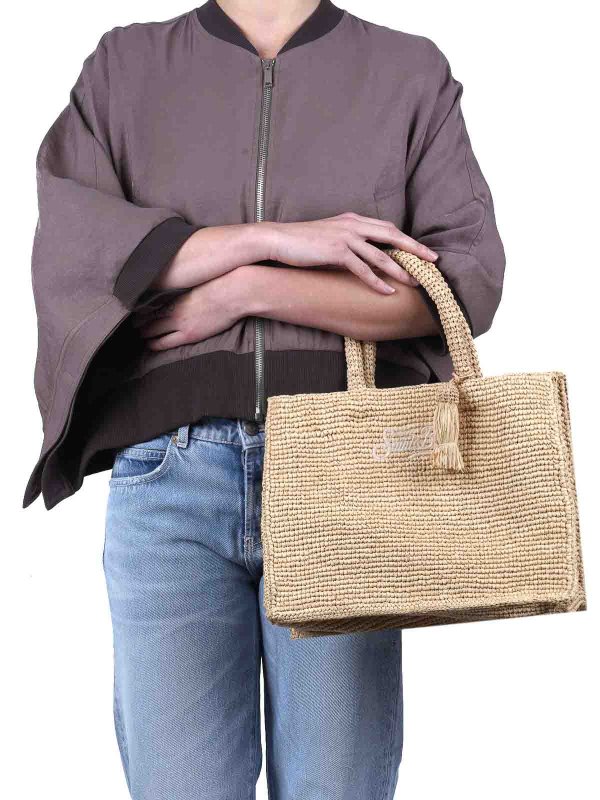 MC2 SAINT BARTH: Handtaschen online - Shopper - Hellgelb