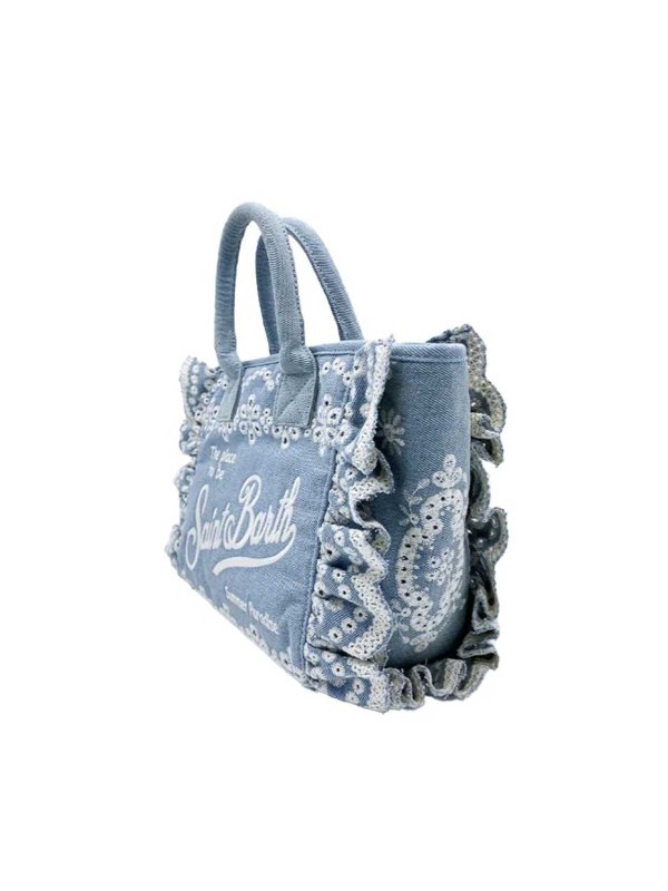 MC2 SAINT BARTH: Handtaschen online - Shopper - Hellblau