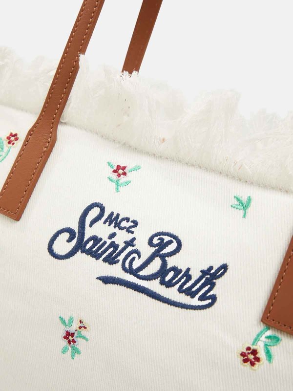 ショルダーバッグ - 白 shop online: MC2 SAINT BARTH