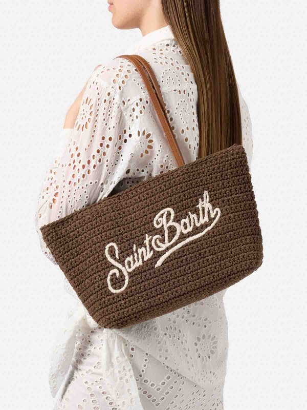 MC2 SAINT BARTH: Handtaschen online - Shopper - Braun