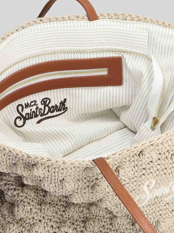トートバッグ - ベージュ shop online: MC2 SAINT BARTH