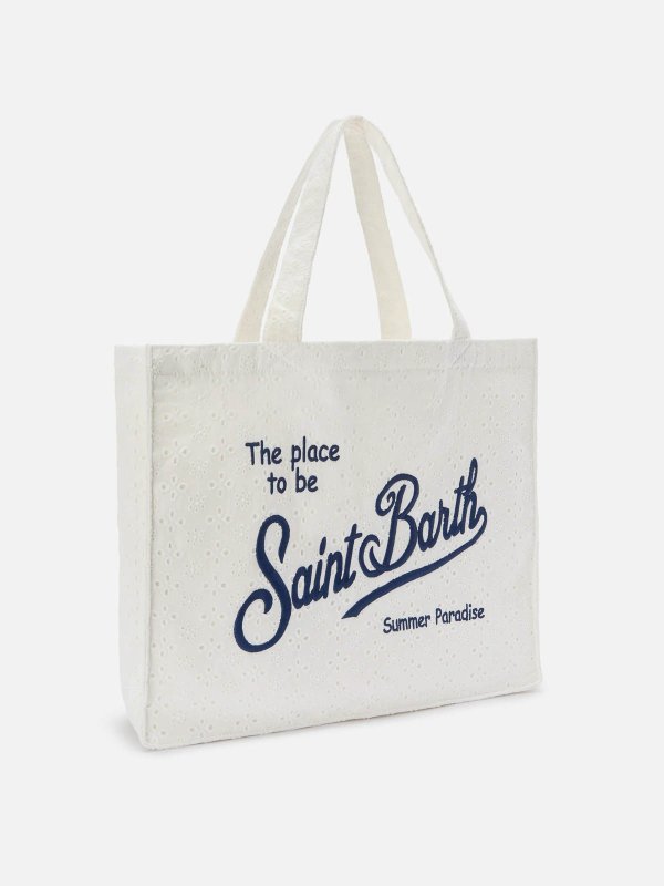 MC2 SAINT BARTH: Handtaschen online - Shopper - Weiß