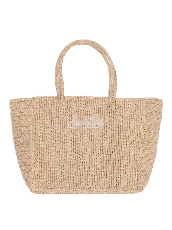 MC2 SAINT BARTH: Handtaschen - Shopper - Hellgelb