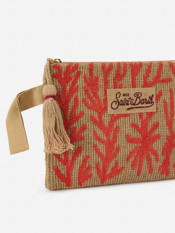 The Best Shops MC2 SAINT BARTH: clutches - Burlap sponge bag