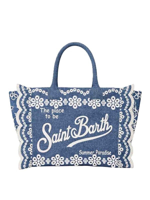 MC2 SAINT BARTH: ショルダーバッグ - ショルダーバッグ - デニム