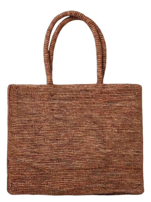 MC2 SAINT BARTH: shoulder bags online - Vanity border raffia shoulder bag