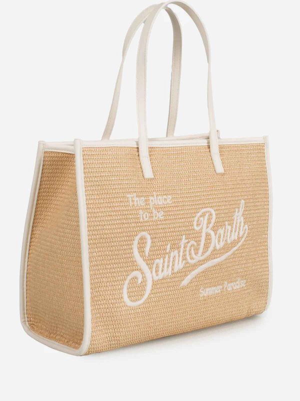 MC2 SAINT BARTH: Handtaschen online - Shopper - Hellgelb