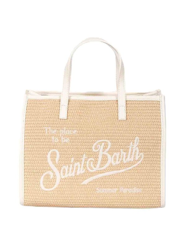 MC2 SAINT BARTH: Handtaschen - Shopper - Hellgelb