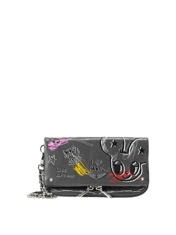 ZADIG&VOLTAIRE: ショルダーバッグ - ショルダーバッグ - グレー