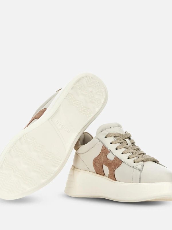 Schnürschuhe - Creme shop online: HOGAN