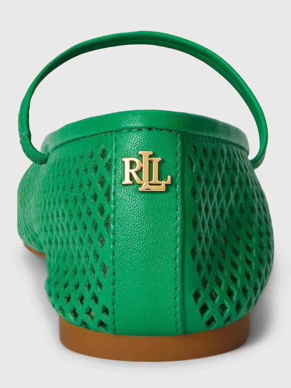 The Best Shops LAUREN RALPH LAUREN: フラットシューズ - フラットシューズ - 緑