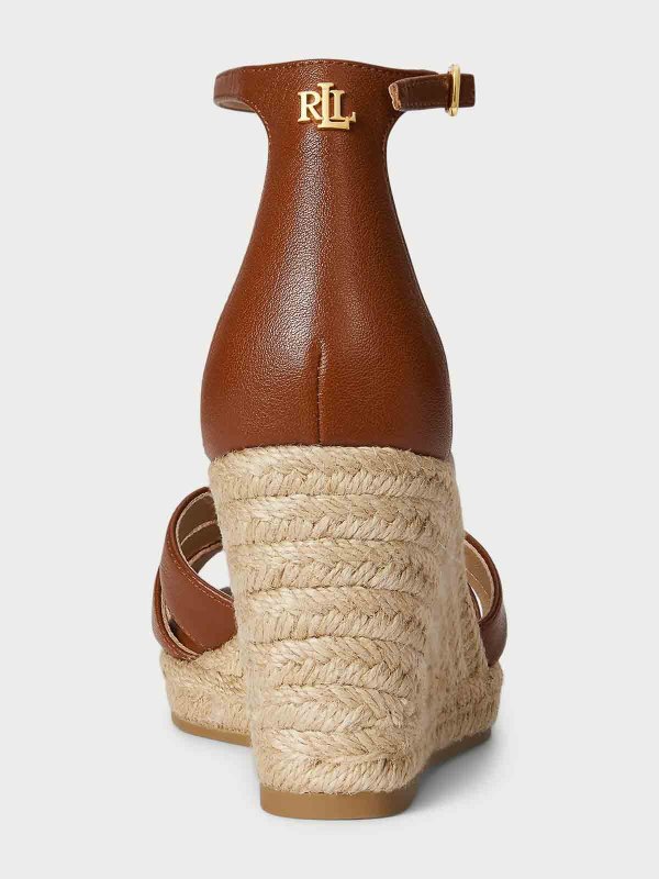 The Best Shops LAUREN RALPH LAUREN: エスパドリーユ - エスパドリーユ - ブラウン