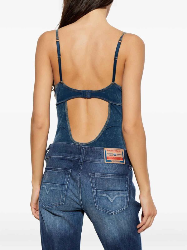 DIESEL: Tops und Tank Tops online - Top - Blau