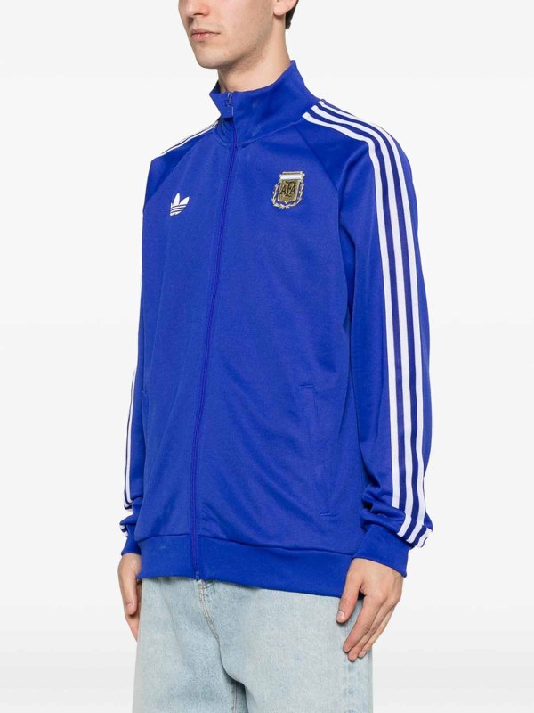 The Best Shops Adidas Originals: Knielange Mäntel - Knielanger Mantel - Blau