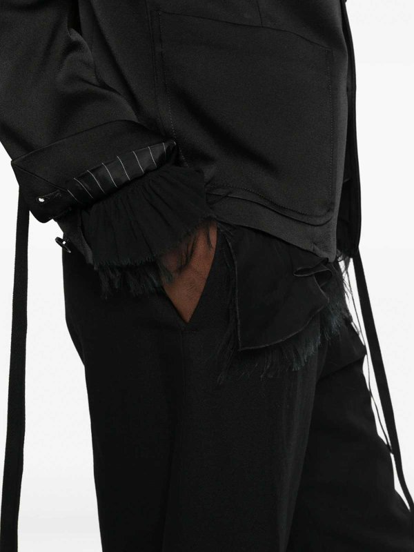The Best Shops ANN DEMEULEMEESTER: カジュアルジャケット - カジュアルジャケット - ブラウン