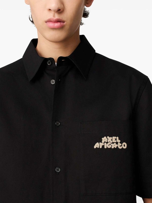 シャツ - 黒 shop online: AXEL ARIGATO