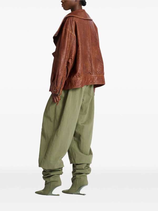 Leather Outerwear shop online: Balmain