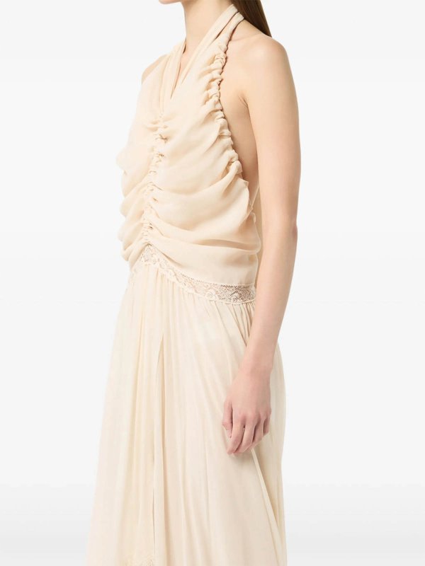 BLUMARINE buy online 膝丈ドレス - ベージュ