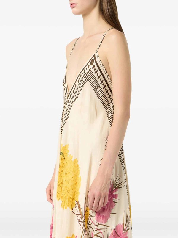 Knielanges Kleid - Nude shop online: BLUMARINE