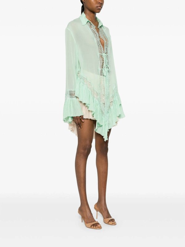Hemd - Grün shop online: BLUMARINE