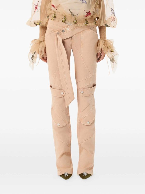 BLUMARINE buy online カジュアルパンツ - ヌードカラー