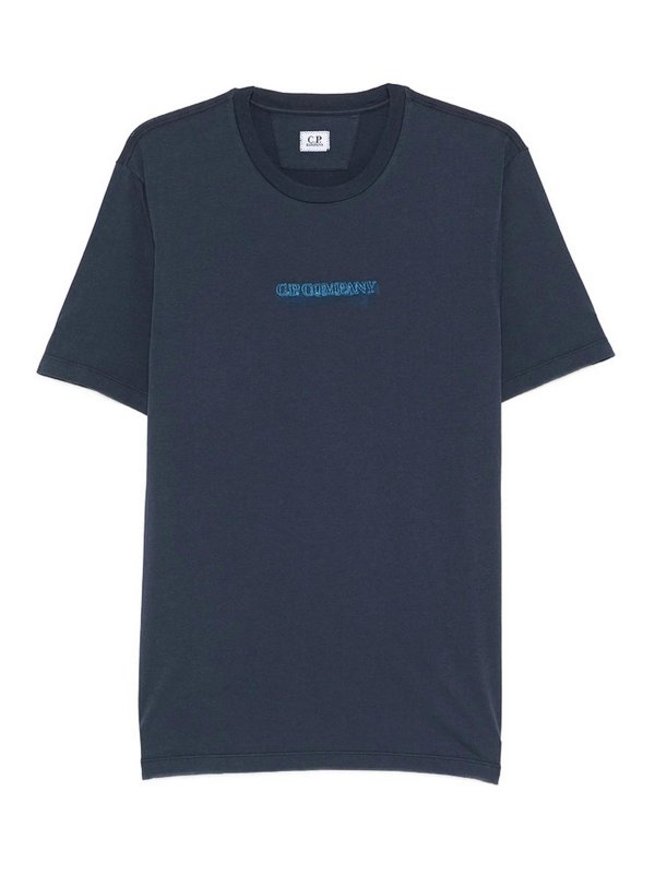 C.P. COMPANY: T-shirts - T-Shirt - Blau