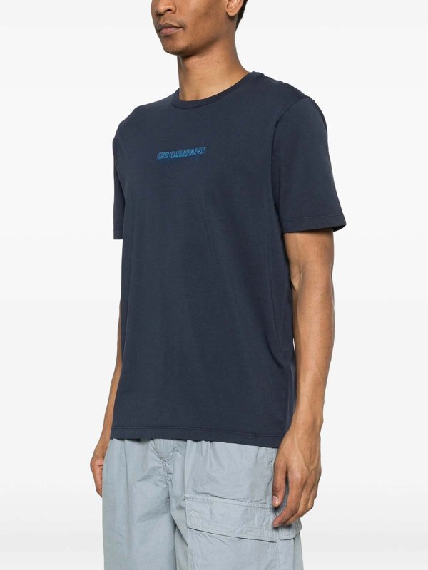 The Best Shops C.P. COMPANY: T-shirts - T-Shirt - Blau