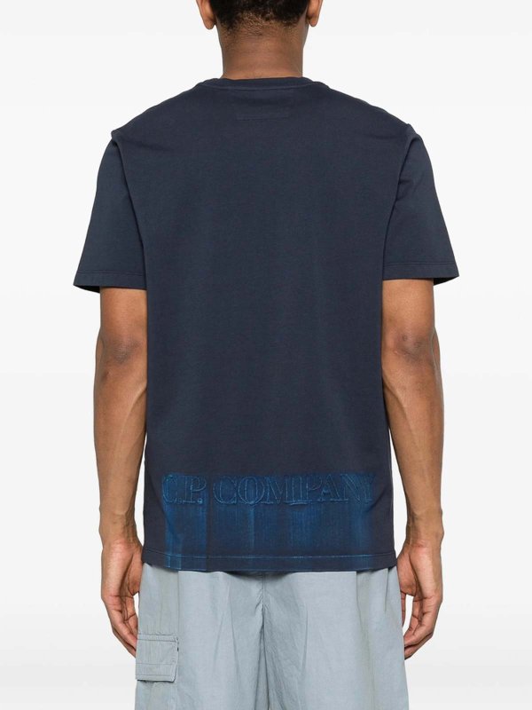 T-Shirt - Blau shop online: C.P. COMPANY