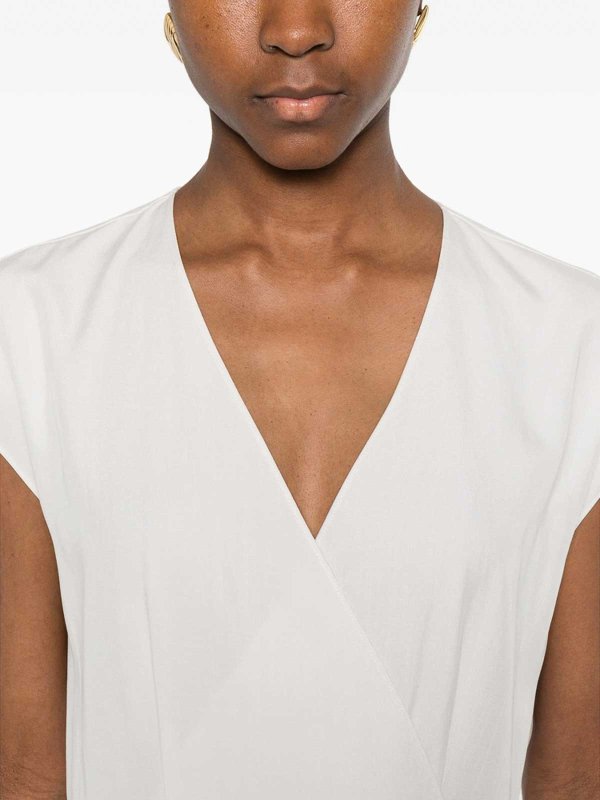 CALVIN KLEIN: ニーレングスドレス online - 膝丈ドレス - 白